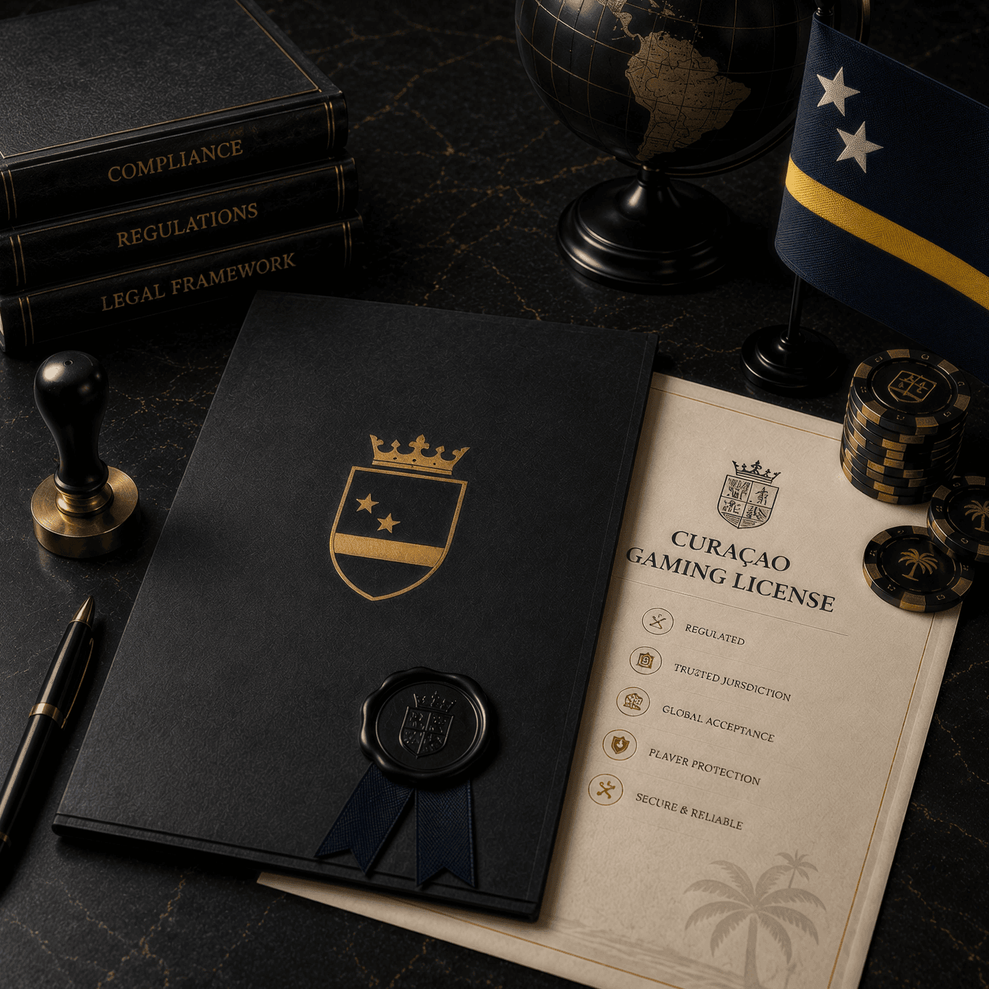 Curaçao Licence Explained — Casino in a Box knowledge guide illustration about Curaçao Gaming Licence