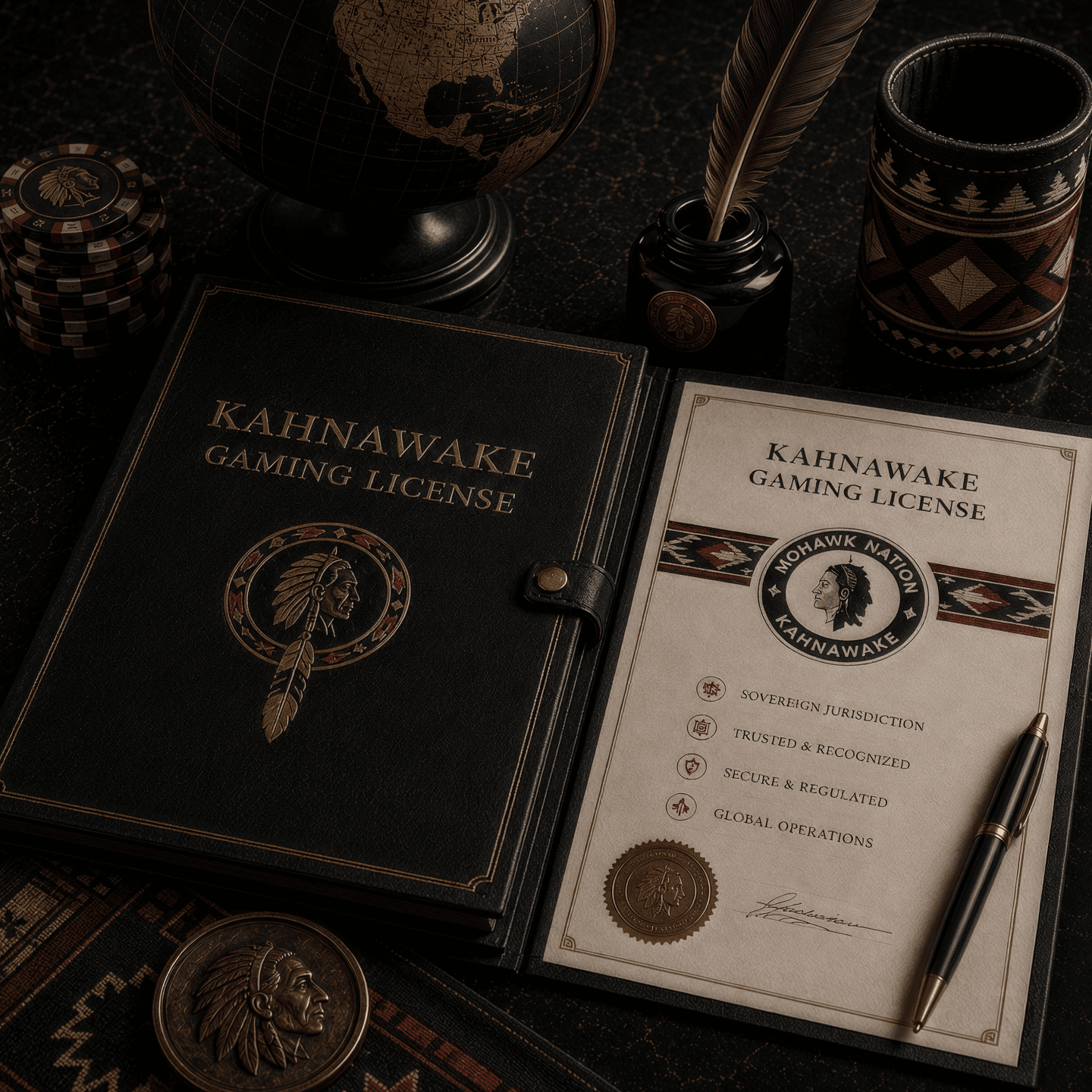 Kahnawake Gaming Licence — Casino in a Box knowledge guide illustration about Kahnawake Gaming Licence