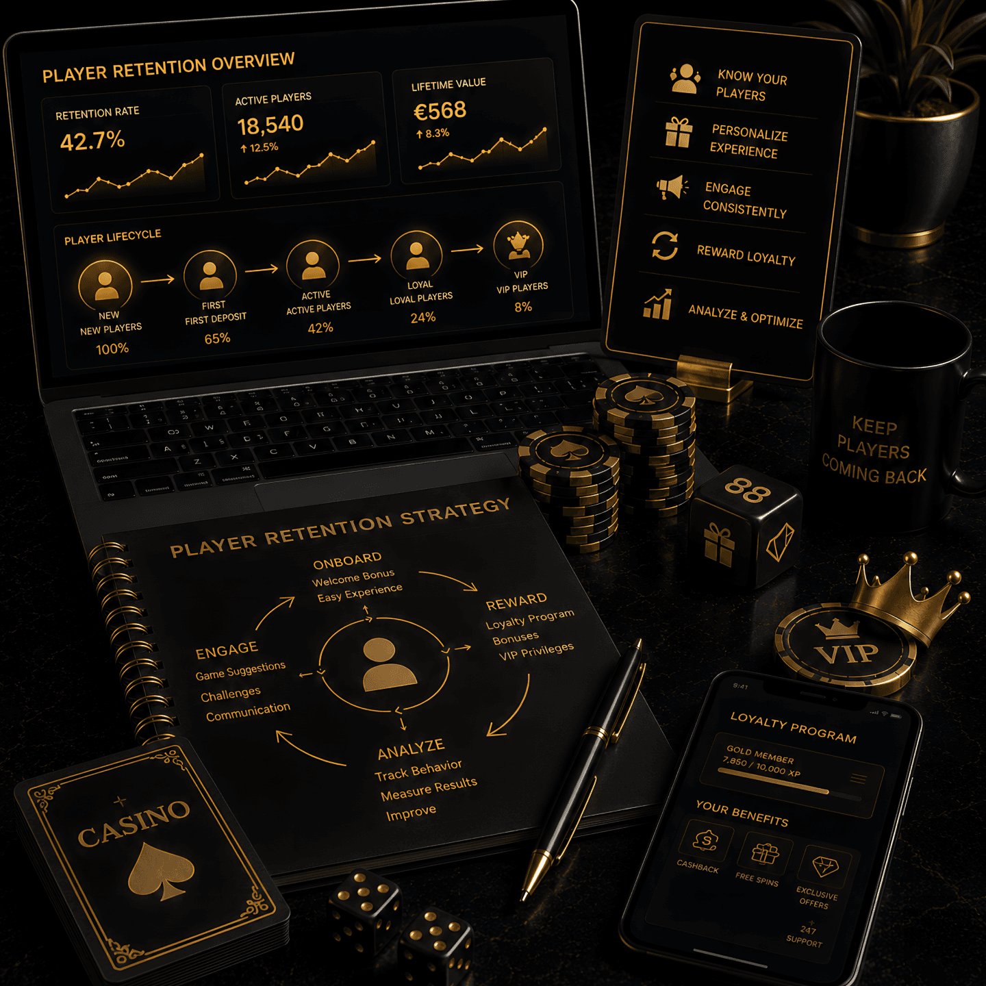 SEO for Online Casinos — Casino in a Box knowledge guide illustration about SEO for Online Casinos